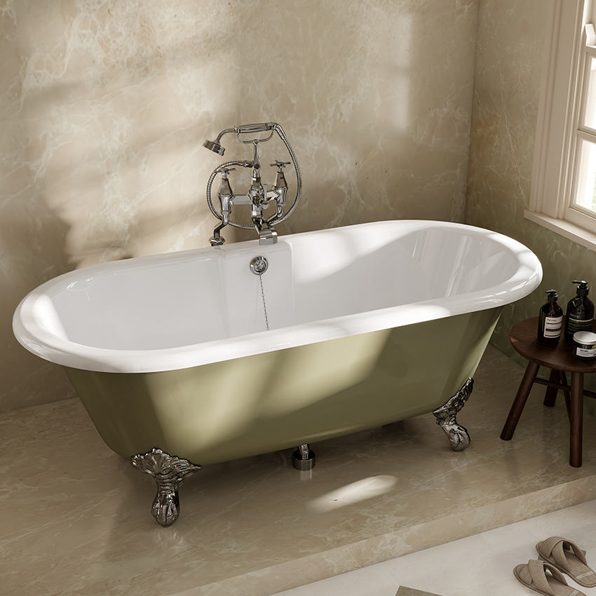 Baignoire sur pieds Cheshire en quarrycast