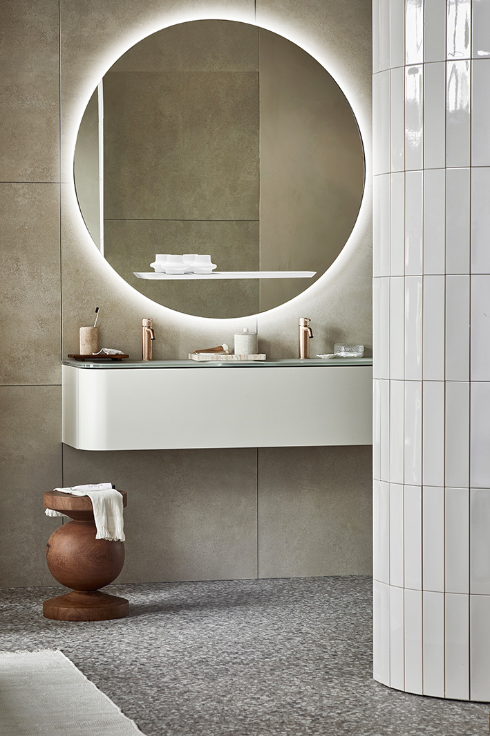 Meuble vasque suspendu Wonen Round