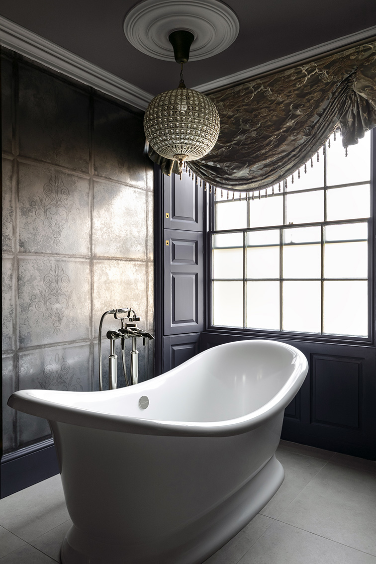 Baignoire rétro Marlborough en quarrycast