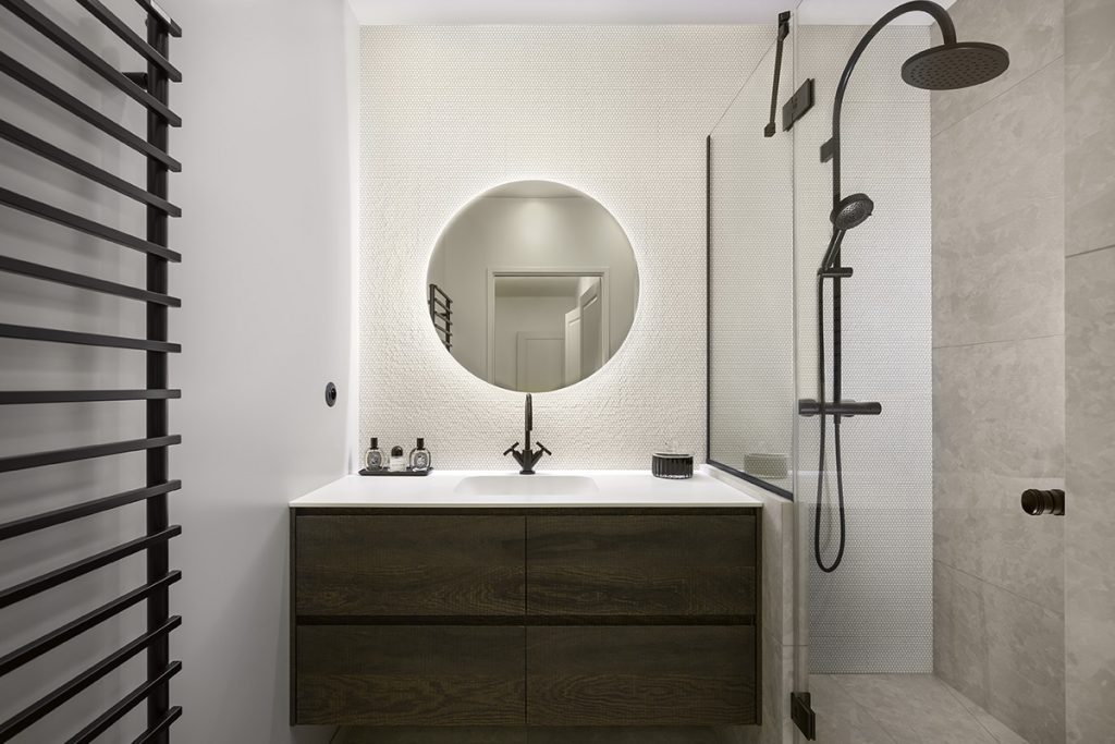 salle de douche en mosaïque MUTINA