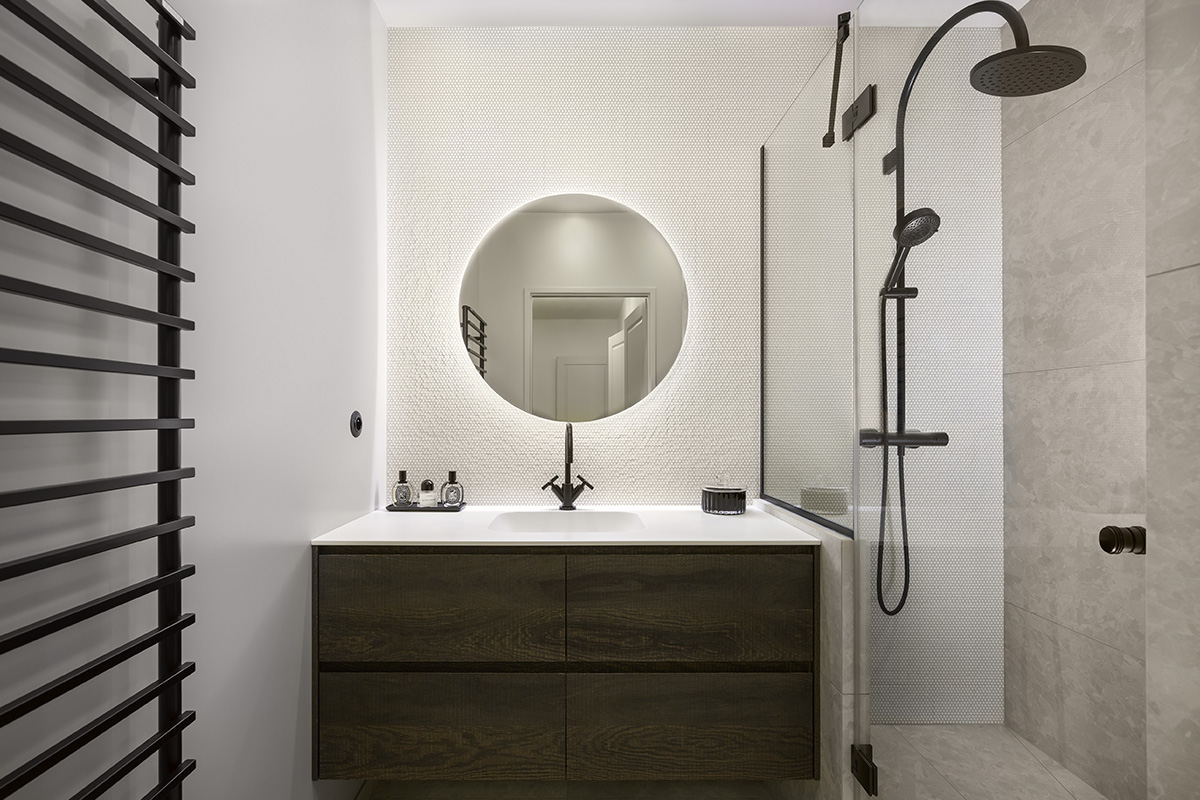 salle de douche en mosaïque MUTINA