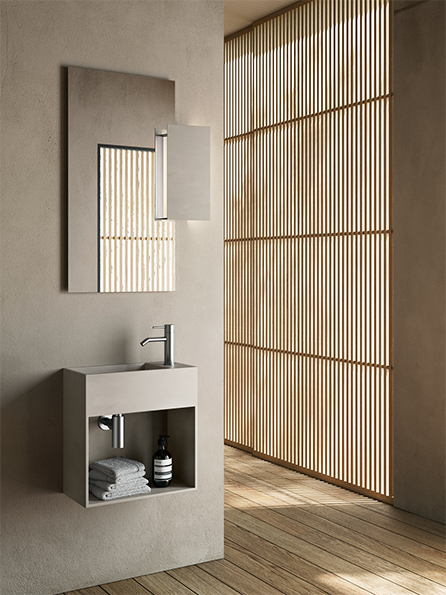 Lave-mains UNICO - avec niche de rangement